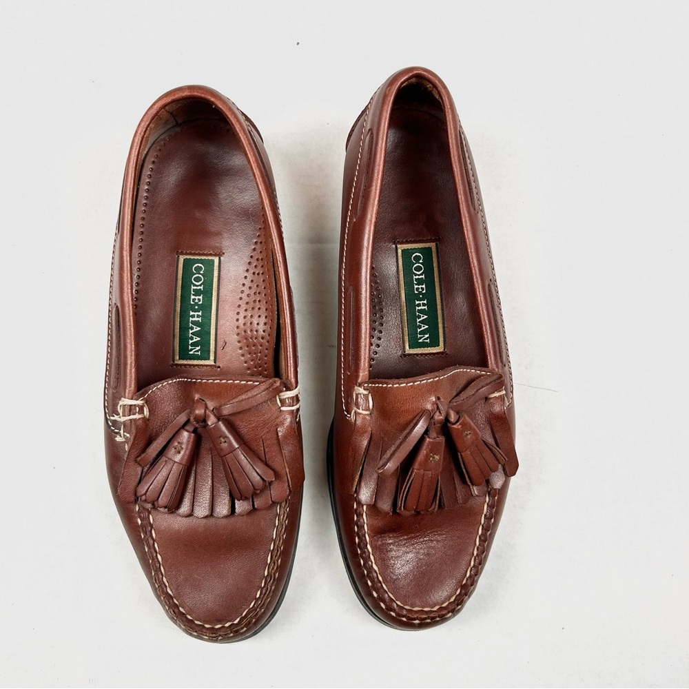 Cole Haan Men's Brown Leather Loafers